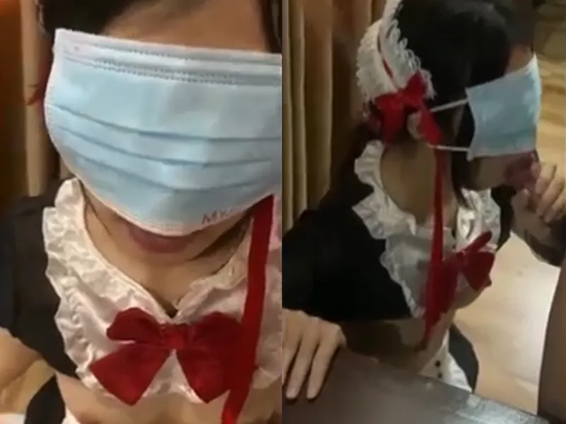 Ghệ việt dâm cosplay nô lệ liếm bú con cu điêu luyện